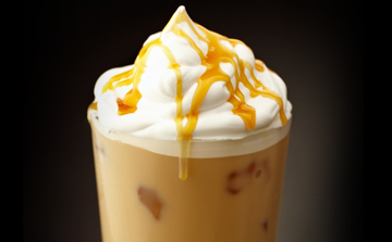 Karamellás jegeskávé!