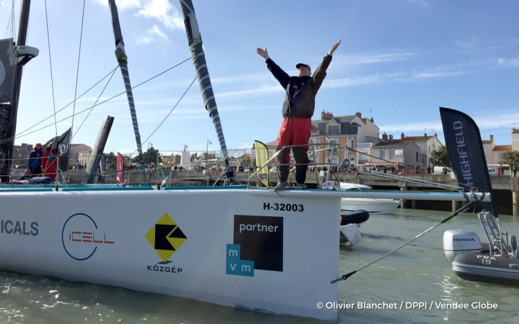 Fa Nándor 8. helyen befutott Vendée Globe-on