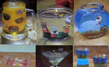 Készíts üvegtálat úszógyertyával!